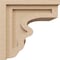 Ekena Millwork 12"W x 12"D x 12"H Wide Highland Rough Cedar Woodgrain TimberThane Corbel, Primed Tan CORUR12X12X12HLDRCPR - alternate 5